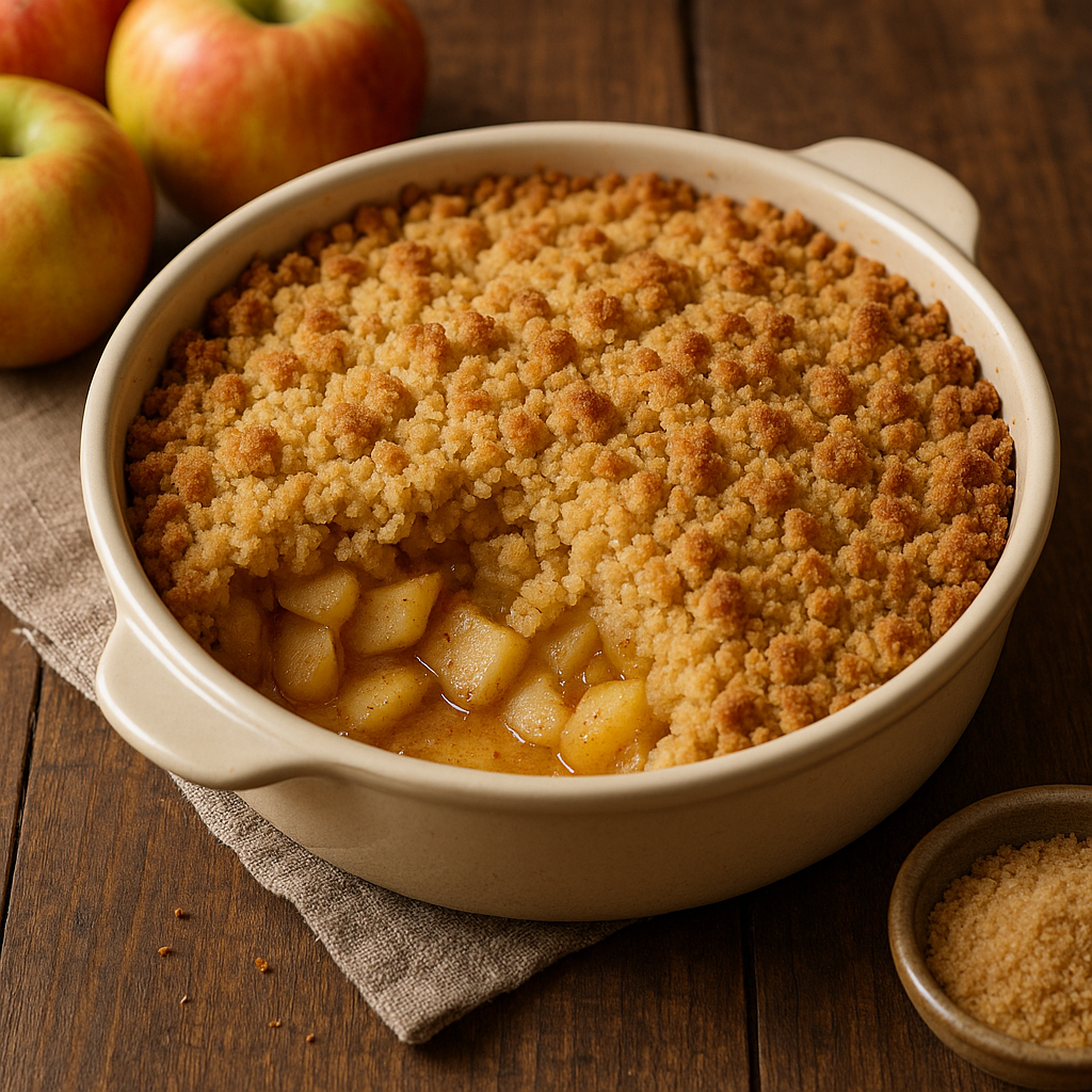 đ Crumble aux pommes : la recette rĂ©confortante par excellence